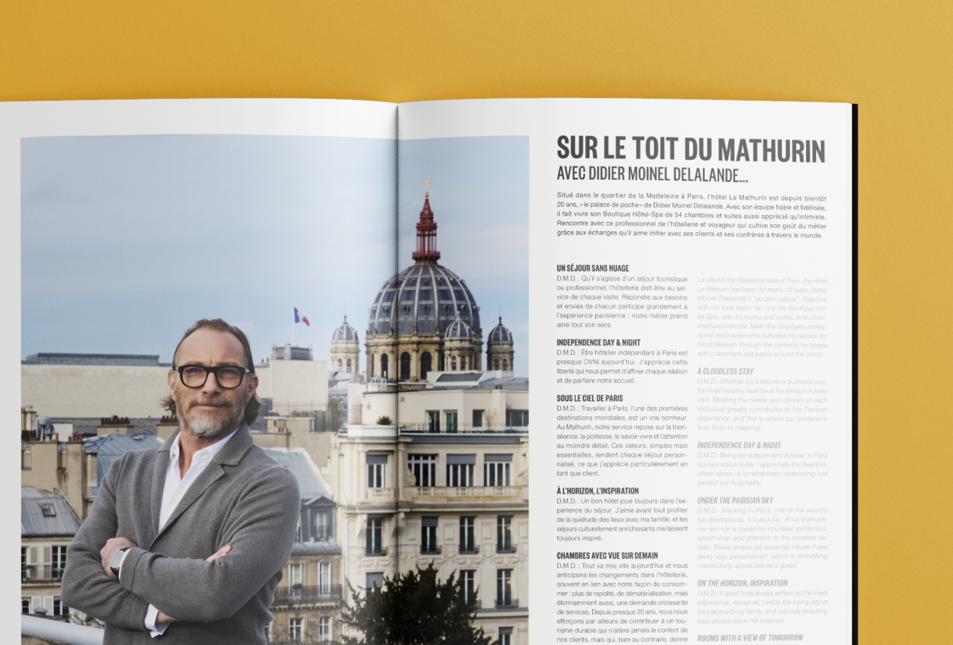 Le Mathurin - Press advertising campaign, AIR FRANCE EnVols magazine
