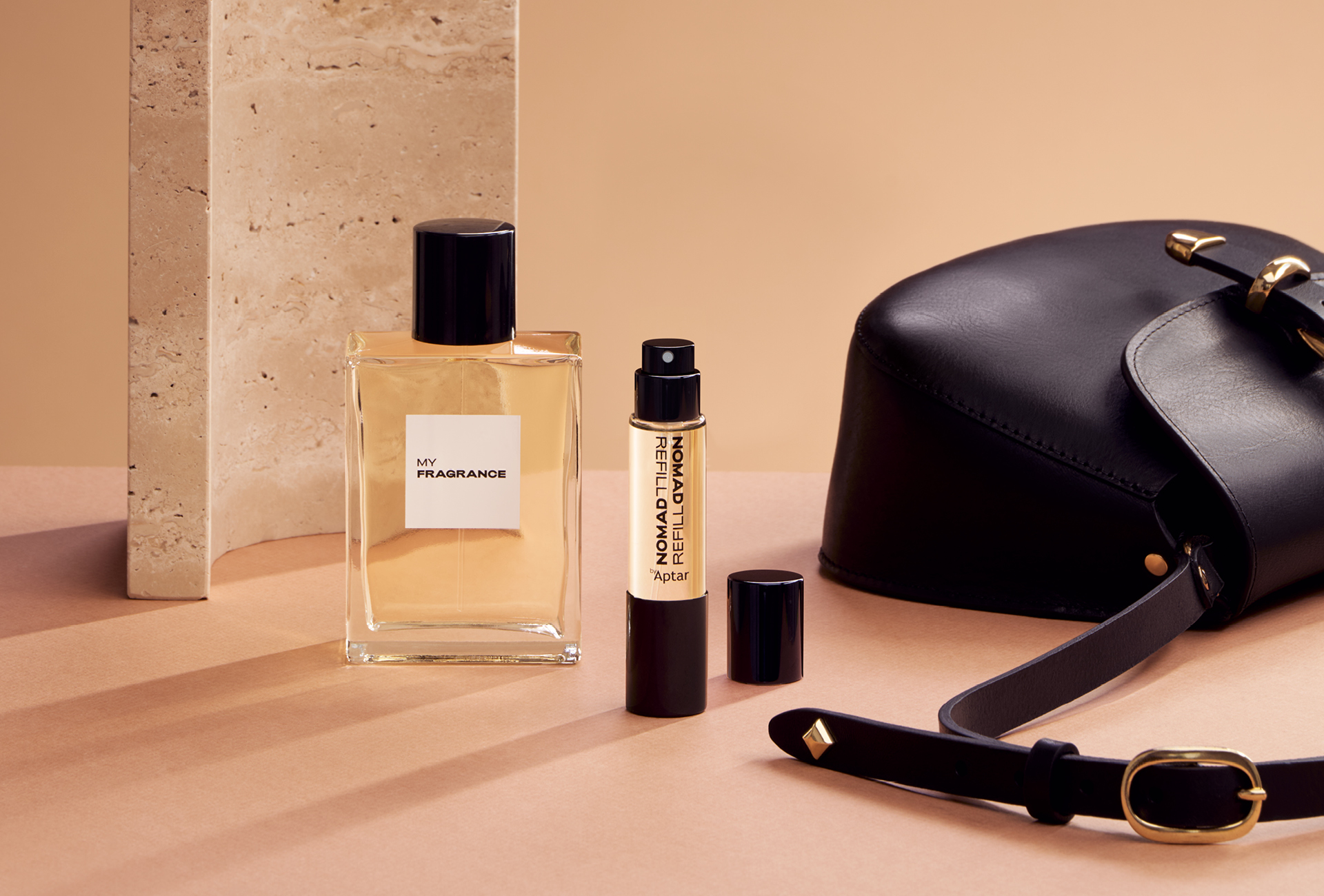 APTAR BEAUTY - "Nomad refill" Launch campaign - © Ben Massiot